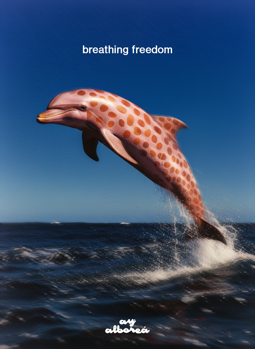 Breathing freedom.